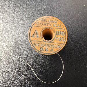 Vintage Belding Corticelli Richardson B.& A. Silk Thread Wooden Spool SizeA 2300